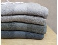 Набор турецких махровых полотенец 4 штуки Lorine soft colors Gri 70х140