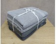Набор турецких махровых полотенец 4 штуки Lorine soft colors Gri 70х140