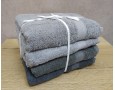 Набор турецких махровых полотенец 4 штуки Lorine soft colors Gri 50х90