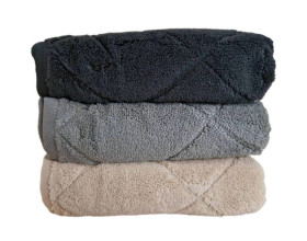 Набір турецьких махрових рушників Cestepe MicroCotton Premium 3 штуки Voli 2 600 г/м2 50x90