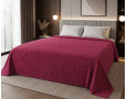 Простирадло махрове жакардове Parisa Home 200х220 щільність 400 г/м2 бордо