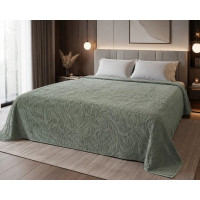 Простирадло махрове жакардове Parisa Home 200х220 щільність 400 г/м2 м'ята
