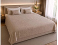 Простирадло махрове жакардове Parisa Home 200х220 щільність 400 г/м2 пудра
