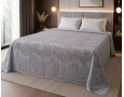 Простынь махровая жаккардовая Parisa Home Premium 200х220 плотность 470 г/м2 темно-серая