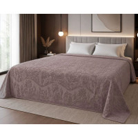 Простирадло махрове жакардове Parisa Home Premium 200х220 щільність 470 г/м2 лілове
