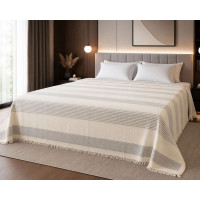 Простынь махровая Parisa Home Pike 150х200 плотность 400 г/м2 крем