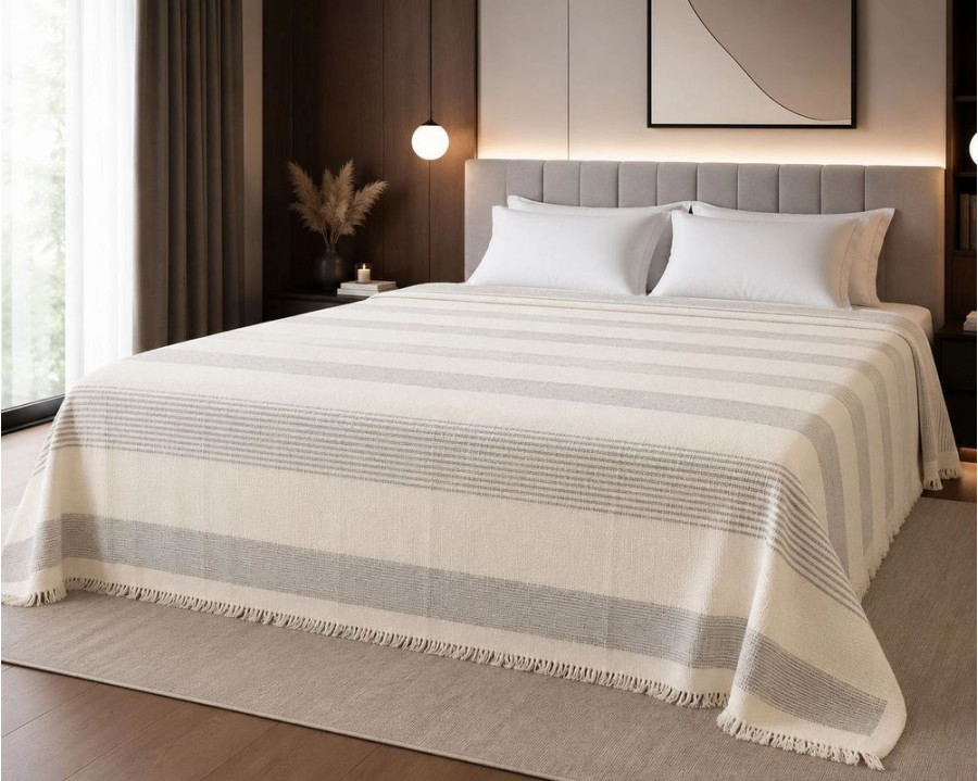 Простынь махровая Parisa Home Pike 150х200 плотность 400 г/м2 крем