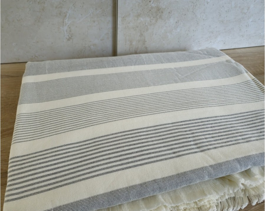 Простынь махровая Parisa Home Pike 150х200 плотность 400 г/м2 крем