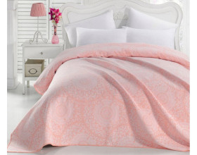Покрывало жаккардовое Eponj Home Mandala Pudra 200х230
