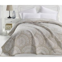 Покрывало жаккардовое Eponj Home Mandala Hardal 200х230