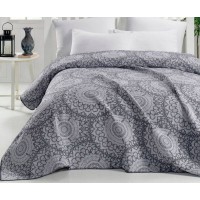 Покривало жакардове Eponj Home Mandala Siyah 200х230