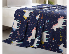 Покрывало вафельное Eponj Home 160x235 Magic Unicorn Laci