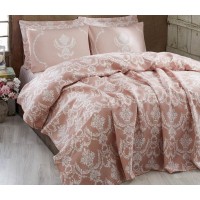 Покривало вафельне Eponj Home 200x235 Pure Pudra