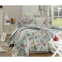 Покрывало вафельное Eponj Home 160х235 Dogal Pike Baskili Sandiego Mint