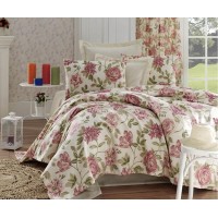 Покривало вафельне Eponj Home 160х235 Dogal Pike Baskili Care Pembe