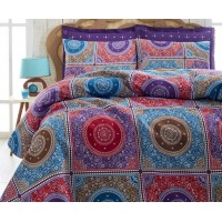 Покрывало вафельное Eponj Home 200x235 Ornament Mor