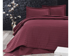 Покрывало стеганое Eponj Home Monart Kapitoneli Bordo 220х240