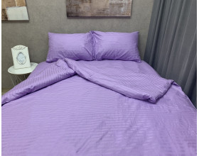 Постельное белье LARA сатин-страйп Lavender d13007p полуторное
