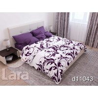 Постельное белье LARA бязь d11043e евро 4 наволочки в комплекте