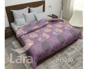 Постельное белье LARA бязь d11059d двуспальное 4 наволочки в комплекте