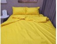 Постільна білизна LARA сатин-страйп Yellow d13069d двоспальна