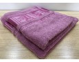 Набор махровых полотенец 50х90+70х140 GM TEXTILE Узбекистан Bamboo new 450 г/м2 пудра