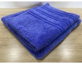Набор махровых полотенец 50х90+70х140 GM TEXTILE Узбекистан полосы 450 г/м2 синий