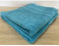 Набор махровых полотенец 50х90+70х140 GM TEXTILE Узбекистан полосы 450 г/м2 голубой