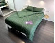 Постельное белье LARA бязь-страйп Green d11225p полуторное