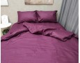 Постільна білизна LARA сатин-страйп Violet d13038d двоспальна