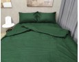 Постільна білизна LARA сатин-страйп Green d13037d двоспальна
