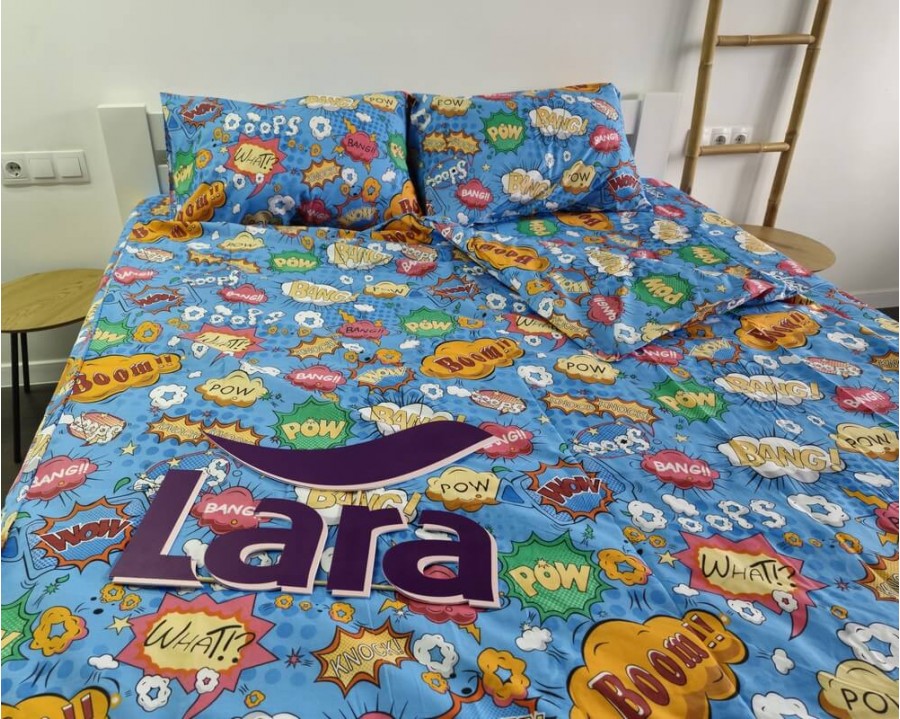Постельное белье LARA бязь d11295p полуторное