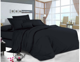 Постельное белье LARA бязь d11272p Dark Grey полуторное