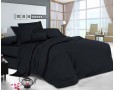 Постільна білизна LARA бязь d11272d Dark Grey двоспальна