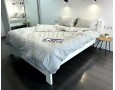 Постельное белье LARA бязь-страйп Light Gray d11271s семейное