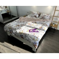 Постельное белье LARA сатин d13167p полуторное