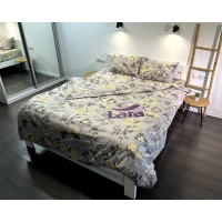 Постельное белье LARA бязь d11335p полуторное