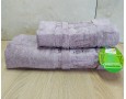 Набор бамбуковых махровых полотенец турецких Cestepe 50х90+70х140  Bamboo Floral Gulkurusu