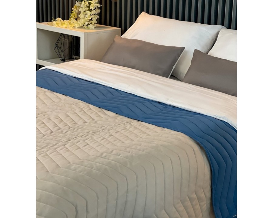 Покрывало стеганое ZigZag  Infinity Rainy Day ArCloud 140х215