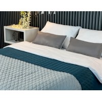 Покрывало стеганое Romb  Grey Indian Teal ArCloud 180х215
