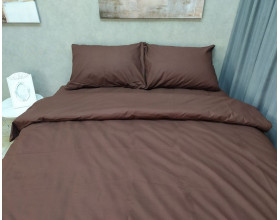 Постельное белье LARA бязь d11062p2 Brown полуторное