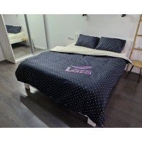 Постільна білизна LARA бязь d11343d двоспальна