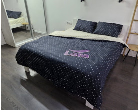 Постільна білизна LARA бязь d11343e євро
