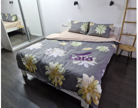 Постільна білизна LARA бязь d11346e євро