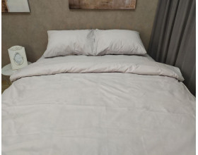 Постельное белье LARA бязь d11193s Light grey семейное