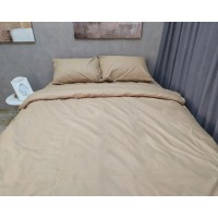 Постільна білизна LARA бязь d11190d Coffee двоспальна