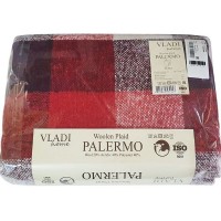 Плед Vladi Palermo Pictor біло-червоно-чорний 140х200