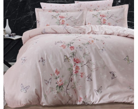 Турецкое постельное белье First Choice Cotton Satin Matilde Powder евро
