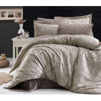 Турецкое постельное белье First Choice Cotton Satin Rovena Soil евро