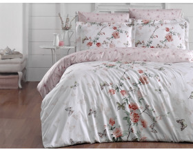 Турецкое постельное белье First Choice Cotton Satin Matilde White евро